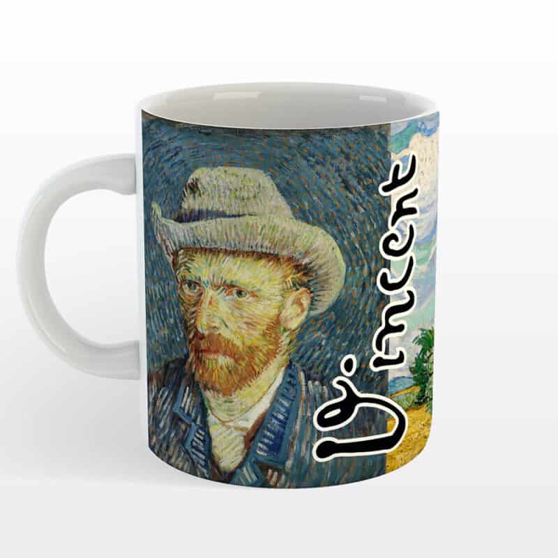 Kubek ceramiczny Vincent Van Gogh - Krajobraz pod burzliwym niebem, 1889 - obrazek 2