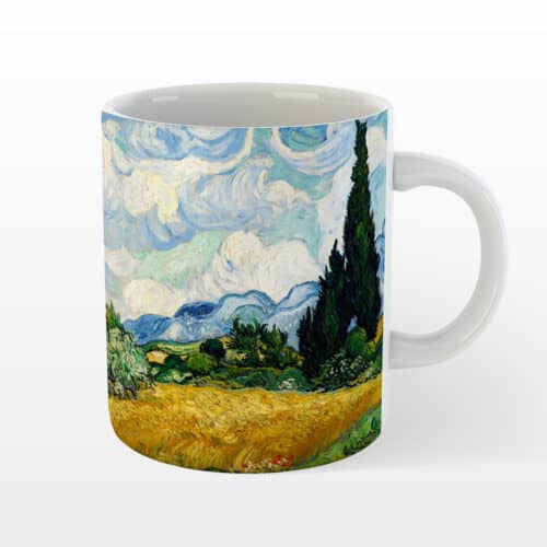 Kubek ceramiczny Vincent Van Gogh - Krajobraz pod burzliwym niebem, 1889