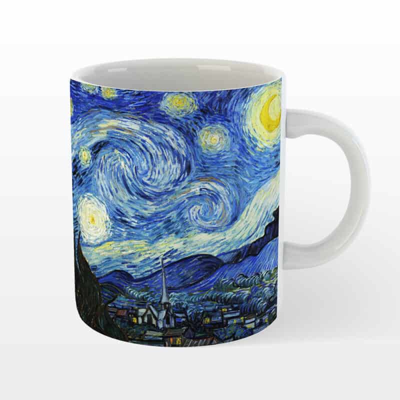Kubek ceramiczny Vincent Van Gogh - Gwiaździsta noc - obrazek 3