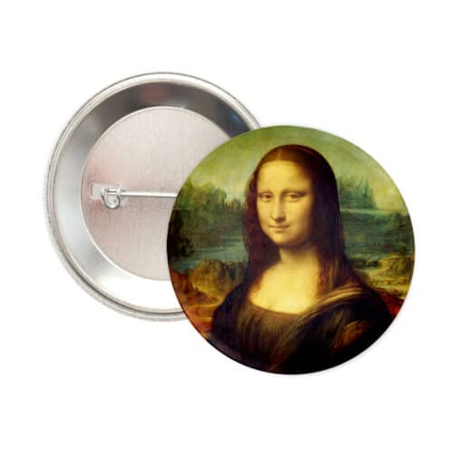 Przypinka Leonardo da Vinci - Mona Lisa