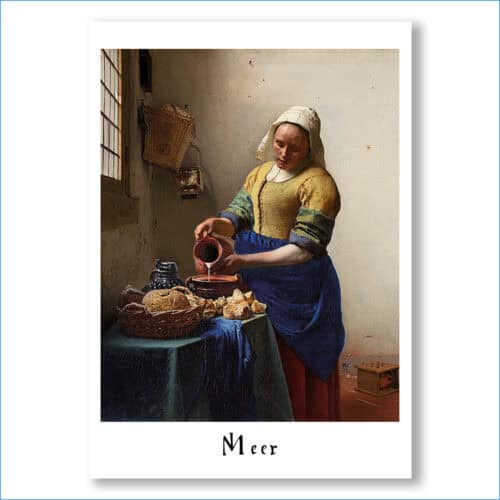 Plakat - Johannes Vermeer "Mleczarka"