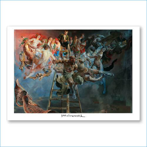 Plakat - Jacek Malczewski "Błędne koło"